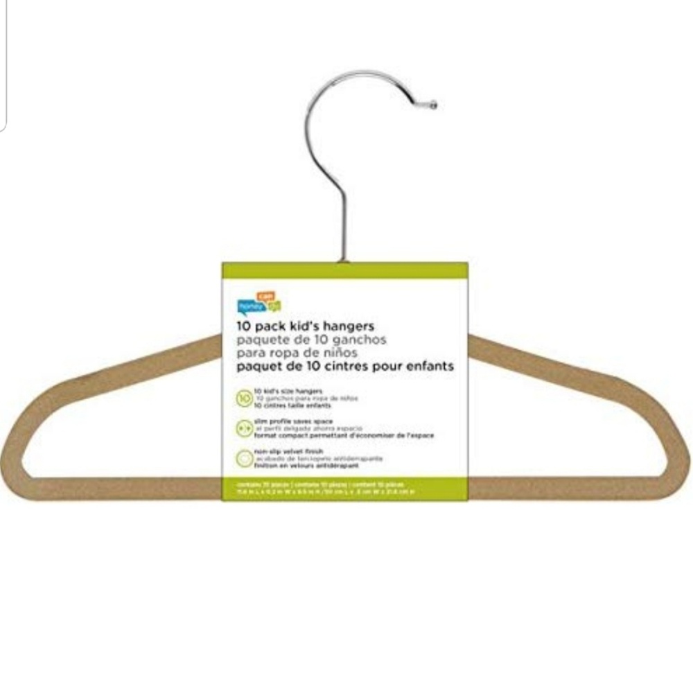 20 velvet slim space saving kids baby hangers - Picture 4 of 5